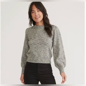 Marine Layer Alma Heather Grey Sweater XL